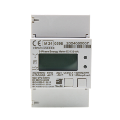 Три фаза Три дріт DIN METER-D3132